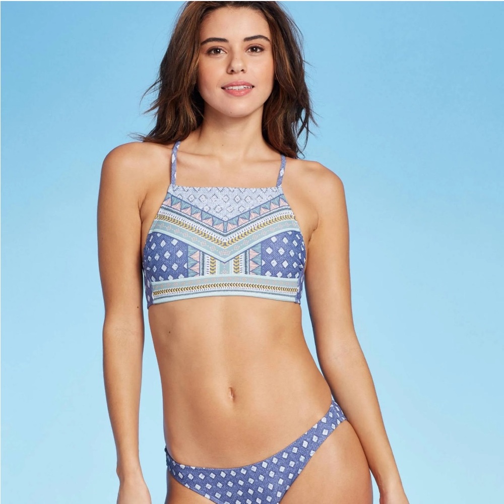 High-neck Bikini Set